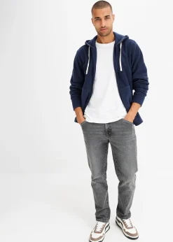 bonprix Veste polaire à capuche et poches plaquées|Homme Vêtements Thermiques|Vestes