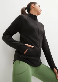 bonprix Veste polaire à poches zippées|Femme Vêtements Thermiques|Sweats