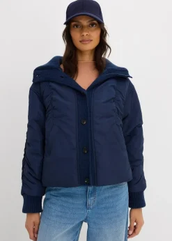 Femme bonprix Vestes & Manteaux|Veste rembourrée à finitions côtelées