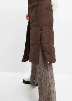 bonprix Veste sans manches matelassée en polyester recyclé avec capuche amovible|Femme Vestes & Manteaux