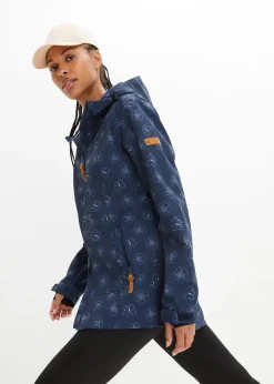 bonprix Veste softshell à motif floral, imperméable|Femme Vestes & Manteaux