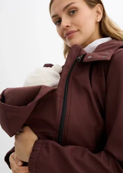 bonprix Veste softshell de grossesse et de portage, taille ajustable|Femme Femme Enceinte