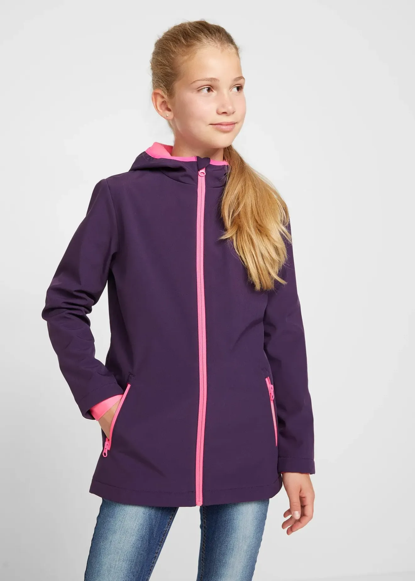 bonprix Veste softshell imperméable à capuche|Enfant Vêtements Enfant|Filles 9-16 Ans·Vestes Outdoor