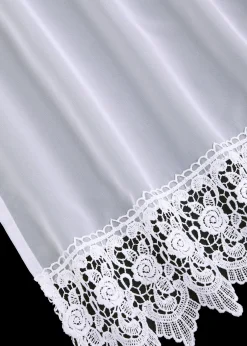 bonprix Voilage à bordure crochet avec polyester recyclé| Stores Voilages