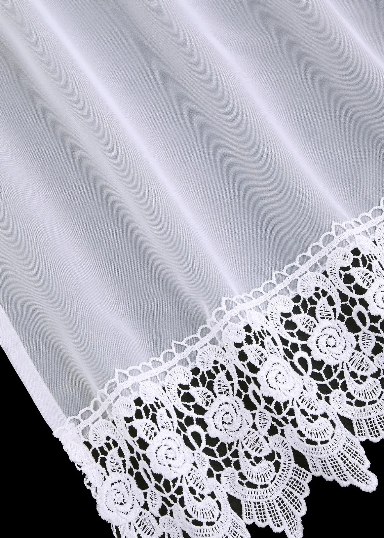 bonprix Voilage à bordure crochet avec polyester recyclé| Stores Voilages