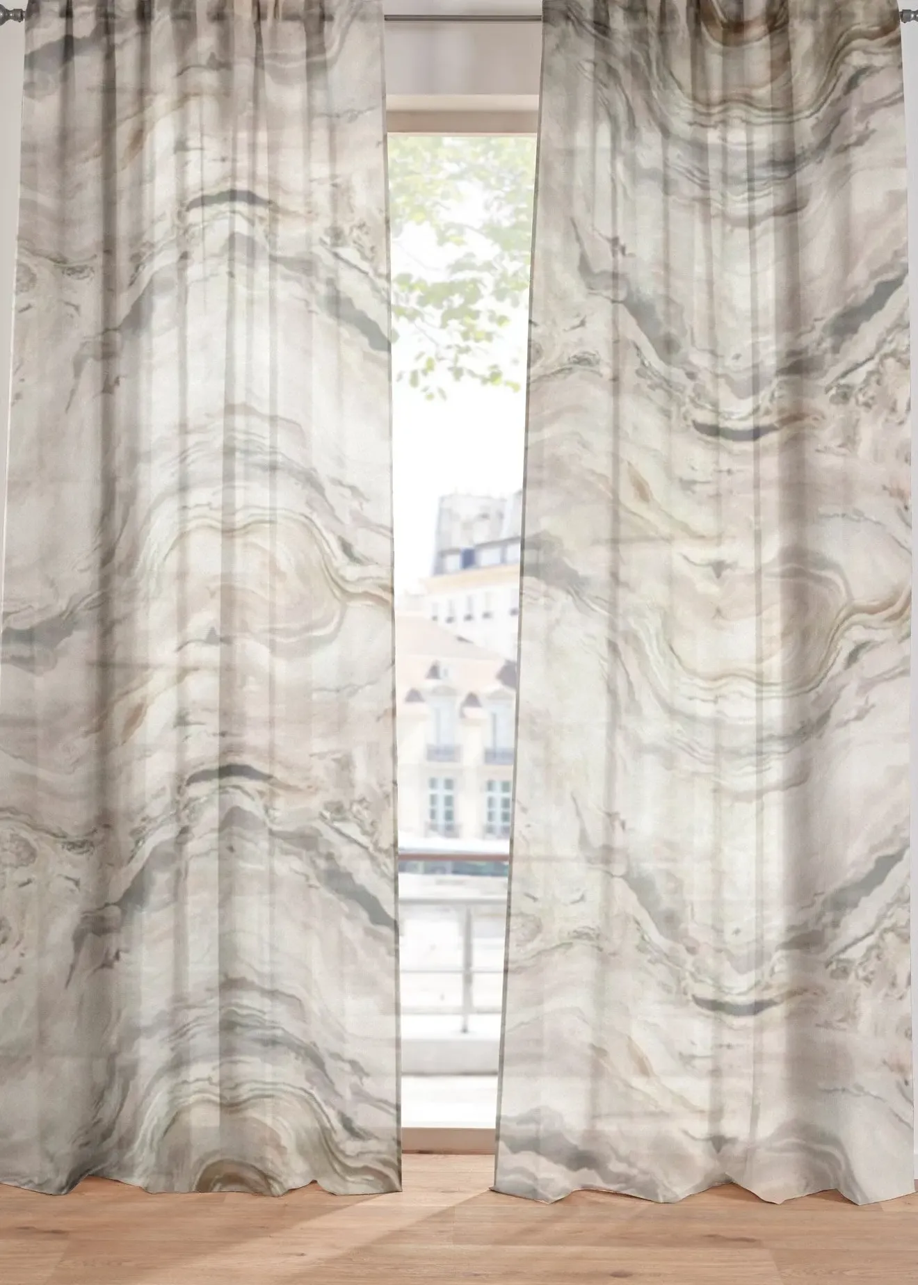 bonprix Salle À Manger·Voilages & Stores Bateaux|Salon·Rideaux & Voilages|Voilage à imprimé (1 pce)