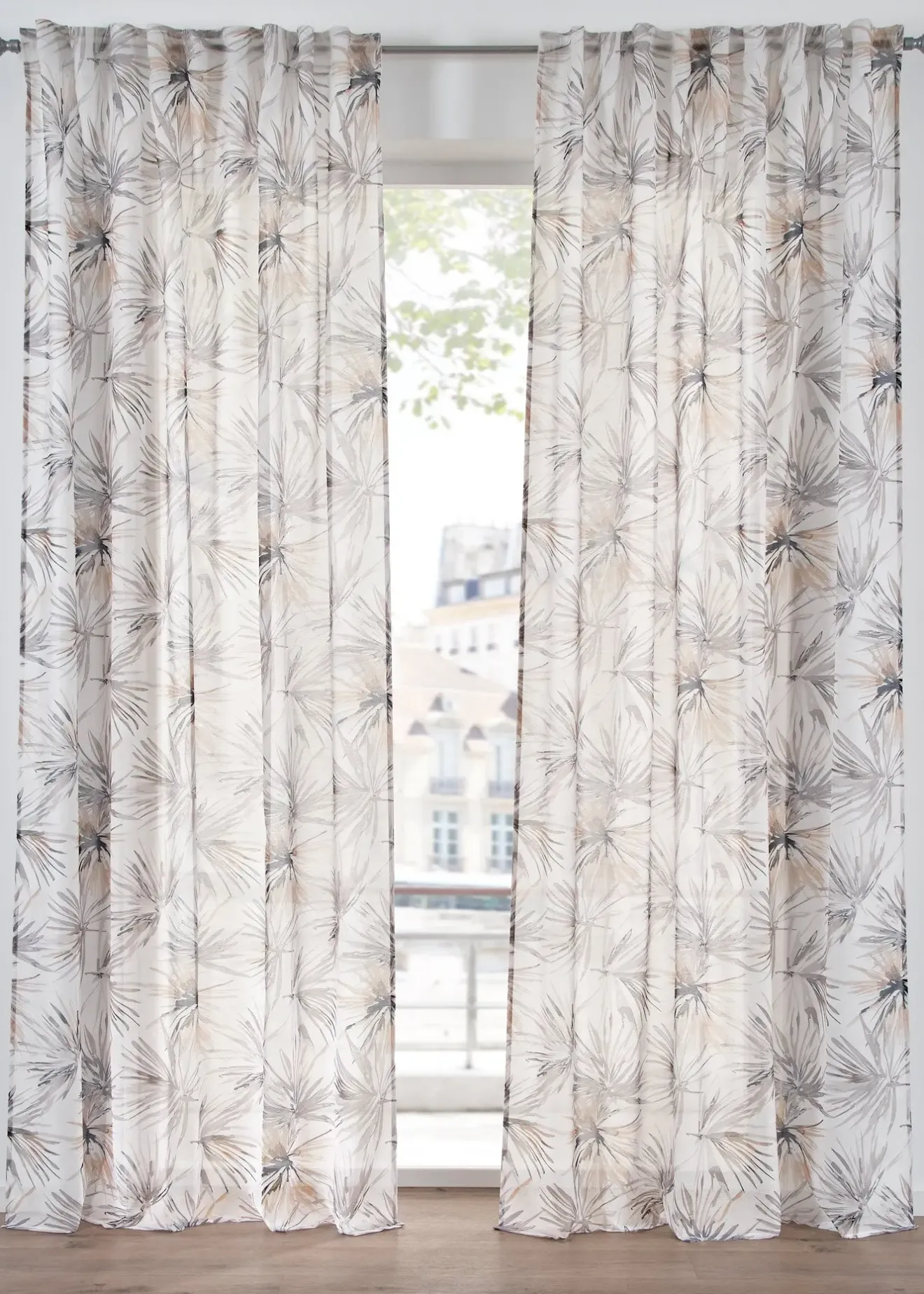 bonprix Salon·Rideaux & Voilages|Voilages|Voilage à imprimé (1 pce)