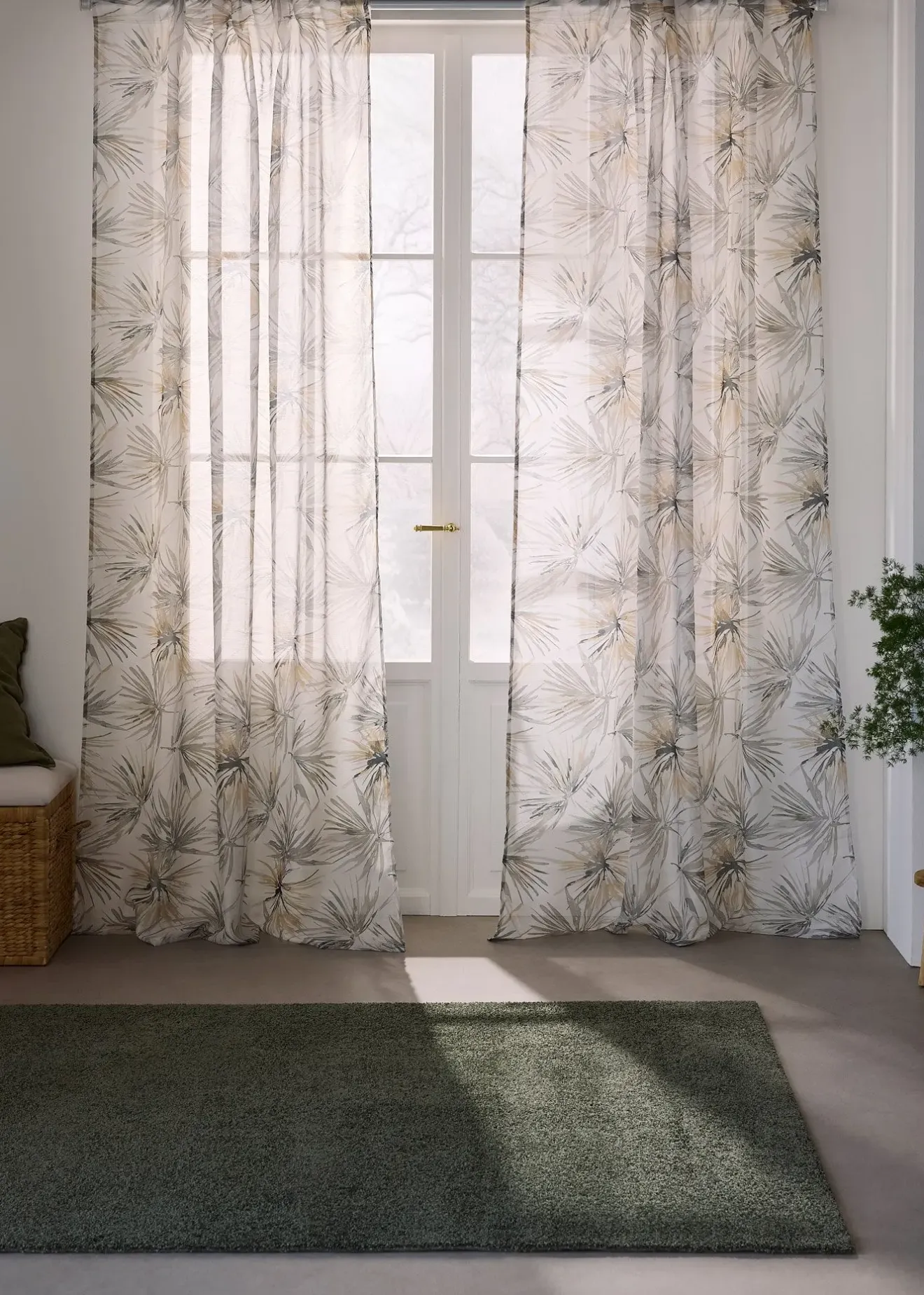 bonprix Salon·Rideaux & Voilages|Voilages|Voilage à imprimé (1 pce)