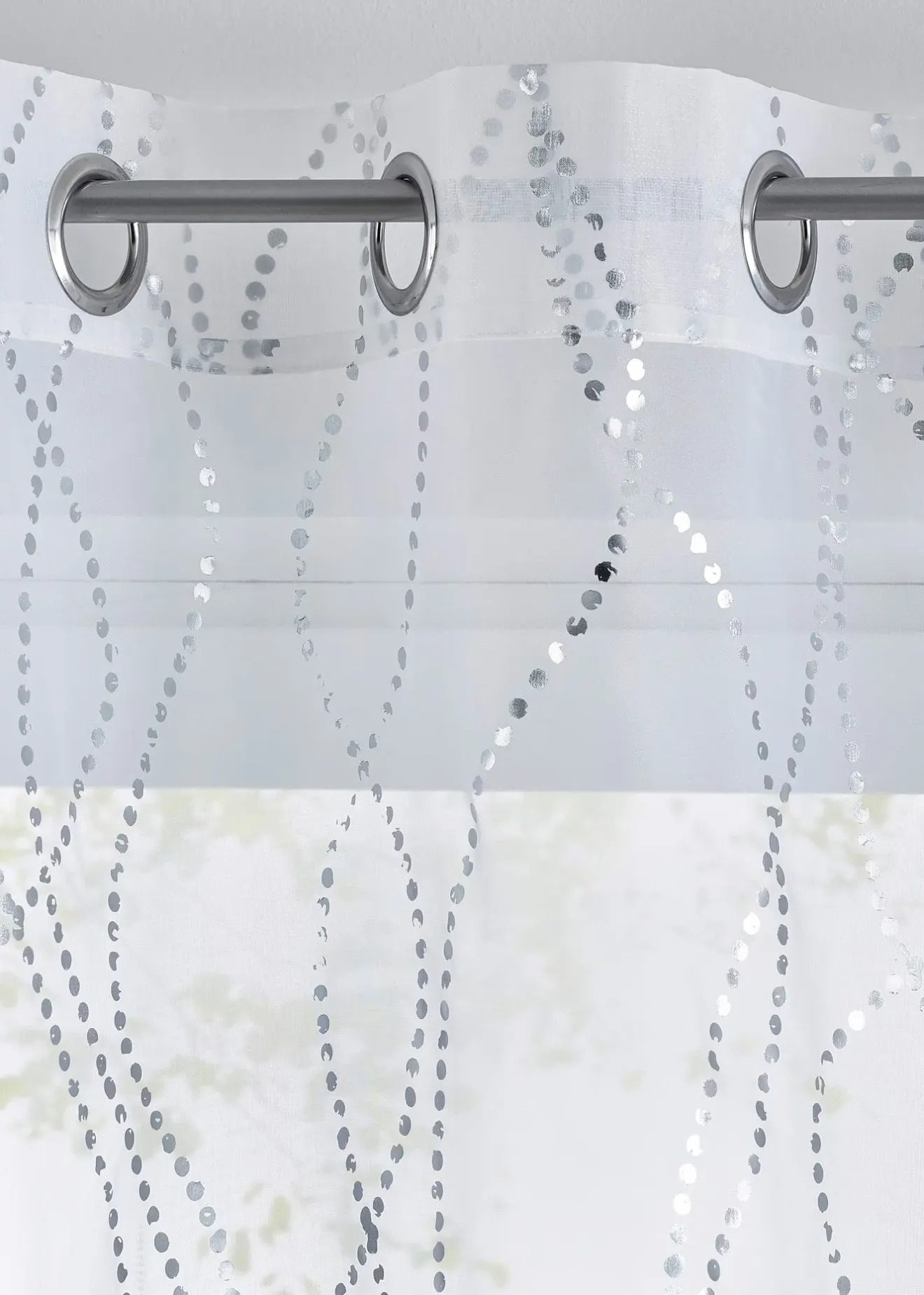 bonprix Voilage à imprimé brillant (1 pce)| Salon·Rideaux & Voilages|Voilages