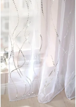 bonprix Voilage à imprimé brillant (1 pce)| Salon·Rideaux & Voilages|Voilages