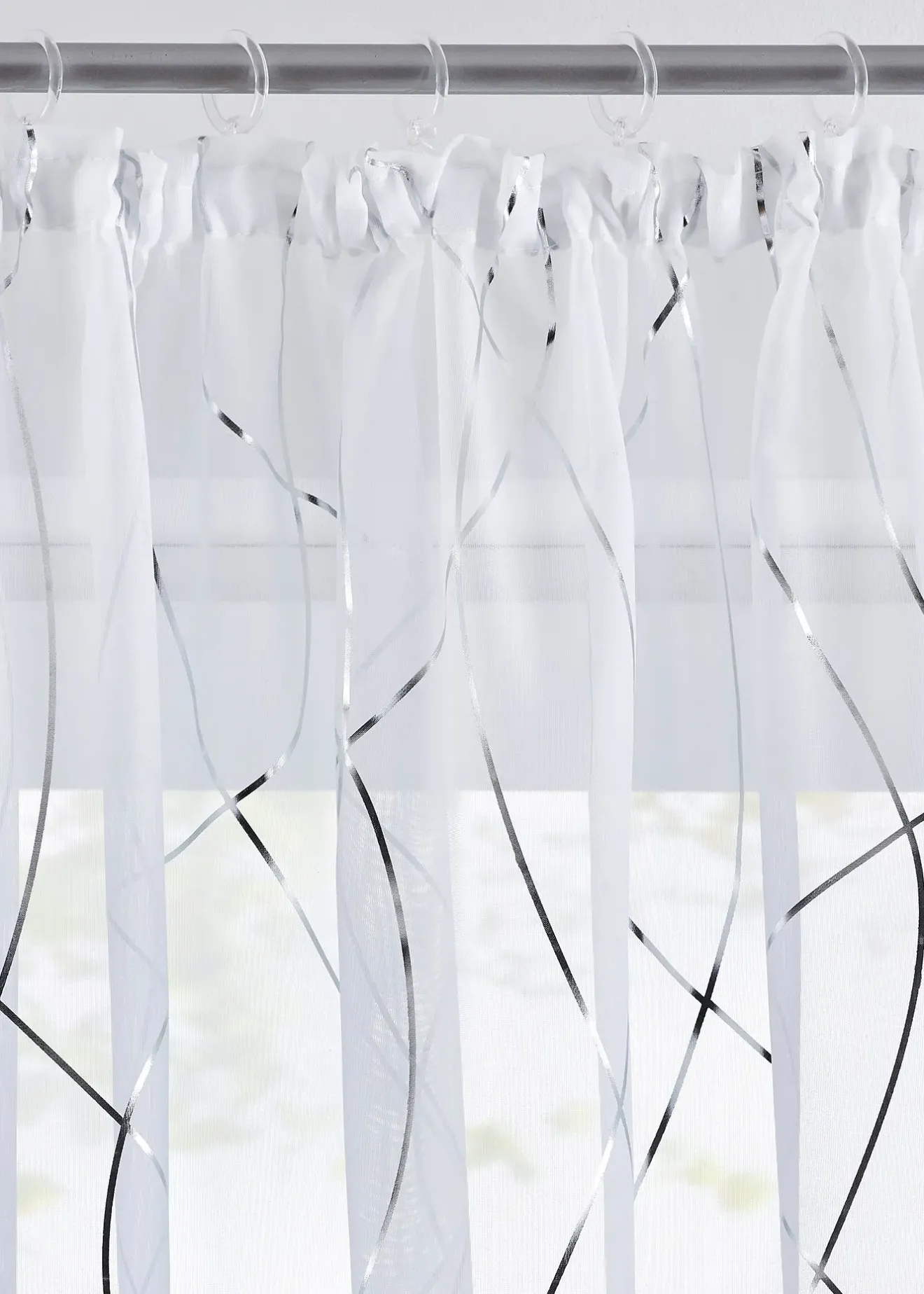 bonprix Voilages|Voilage à imprimé brillant (1 pce)