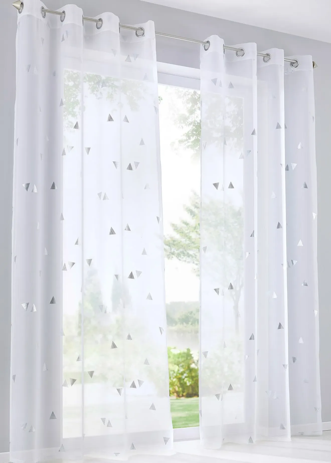 bonprix Salon·Rideaux & Voilages|Voilages|Voilage à imprimé brillant (1 pce)