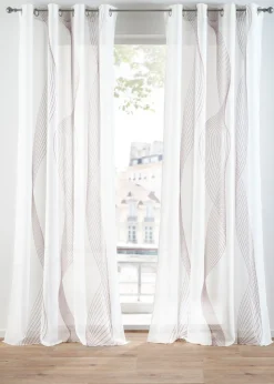 bonprix Voilage à imprimé vague (1 pce)| Salle À Manger·Voilages & Stores Bateaux|Salon·Rideaux & Voilages