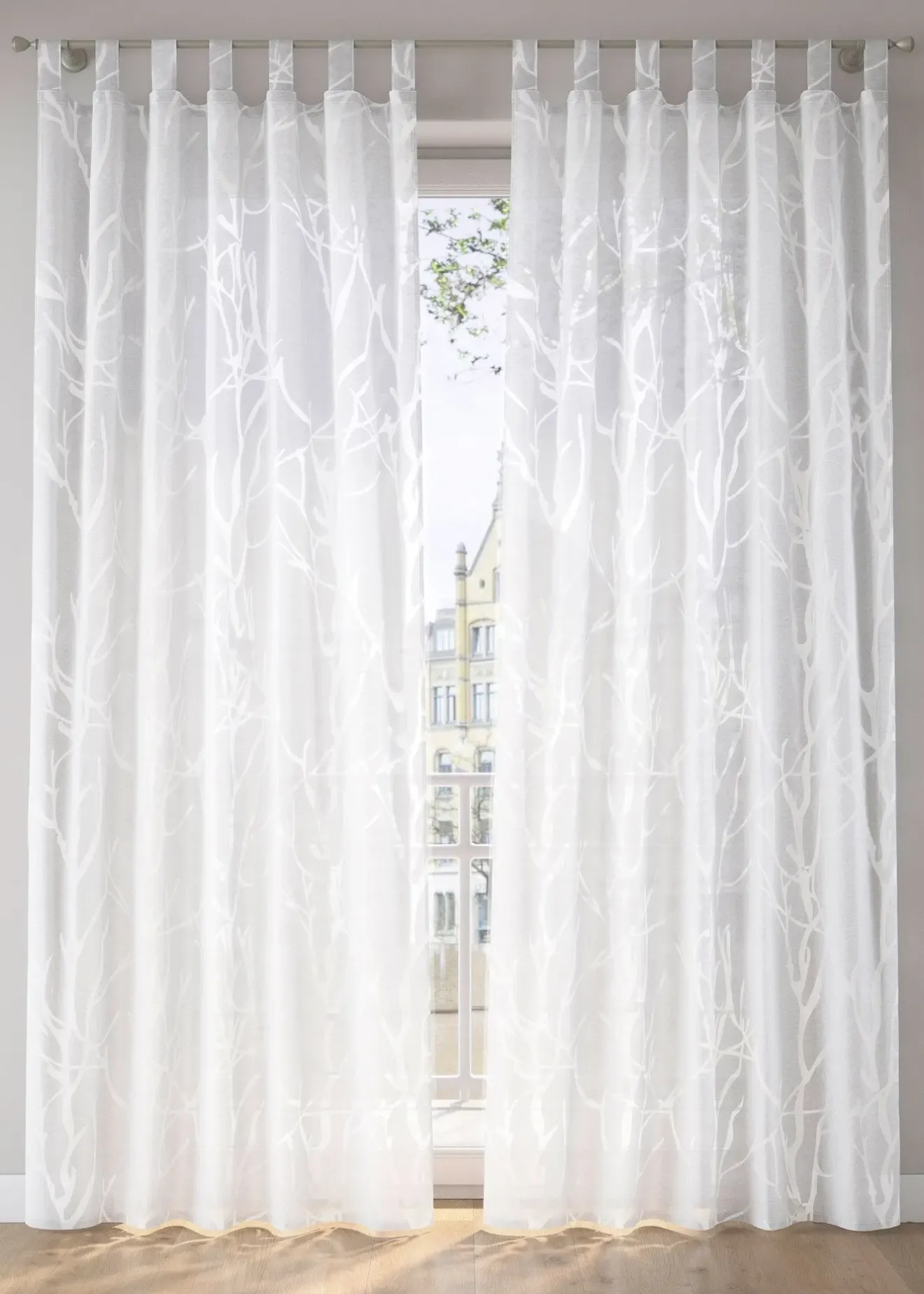 bonprix Voilage à motif dévoré (1 pce)| Salle À Manger·Voilages & Stores Bateaux|Salon·Rideaux & Voilages