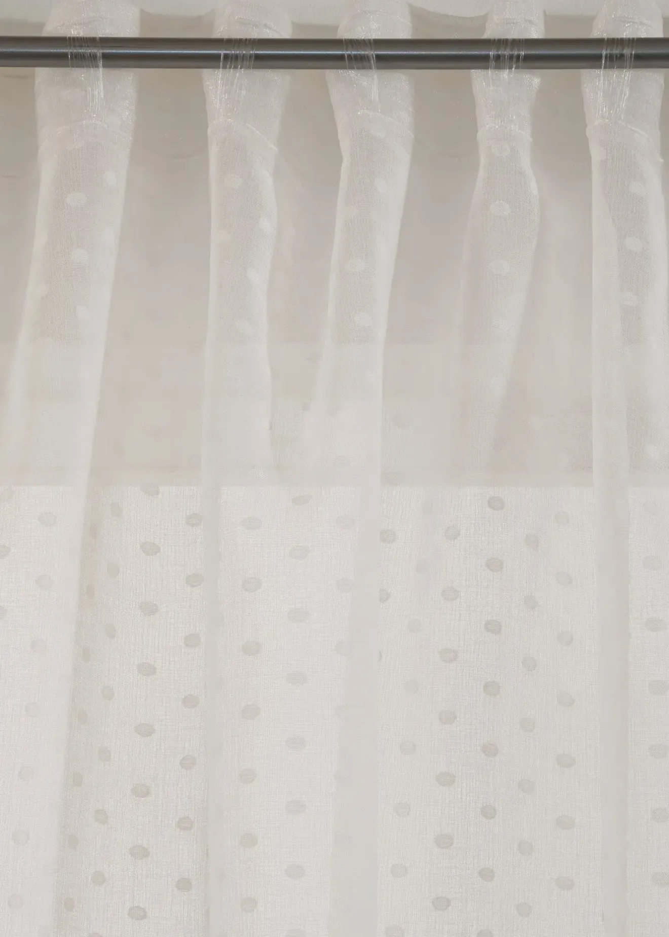 bonprix Salon·Rideaux & Voilages|Voilages|Voilage à pois jacquard (1 pce)