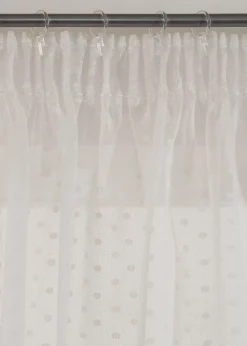 bonprix Salon·Rideaux & Voilages|Voilages|Voilage à pois jacquard (1 pce)