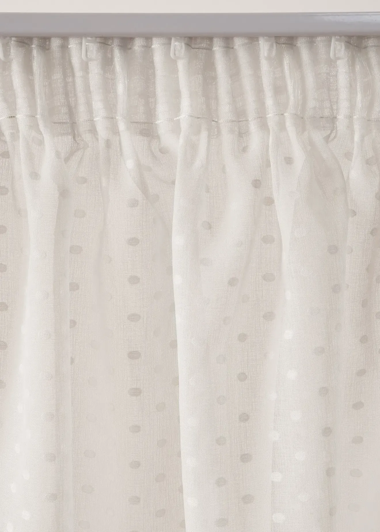 bonprix Salon·Rideaux & Voilages|Voilages|Voilage à pois jacquard (1 pce)