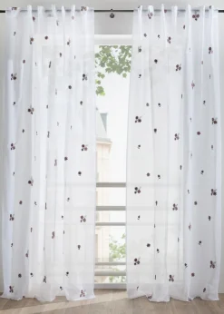 bonprix Voilage avec broderies (1 pce)| Salle À Manger·Voilages & Stores Bateaux|Salon·Rideaux & Voilages