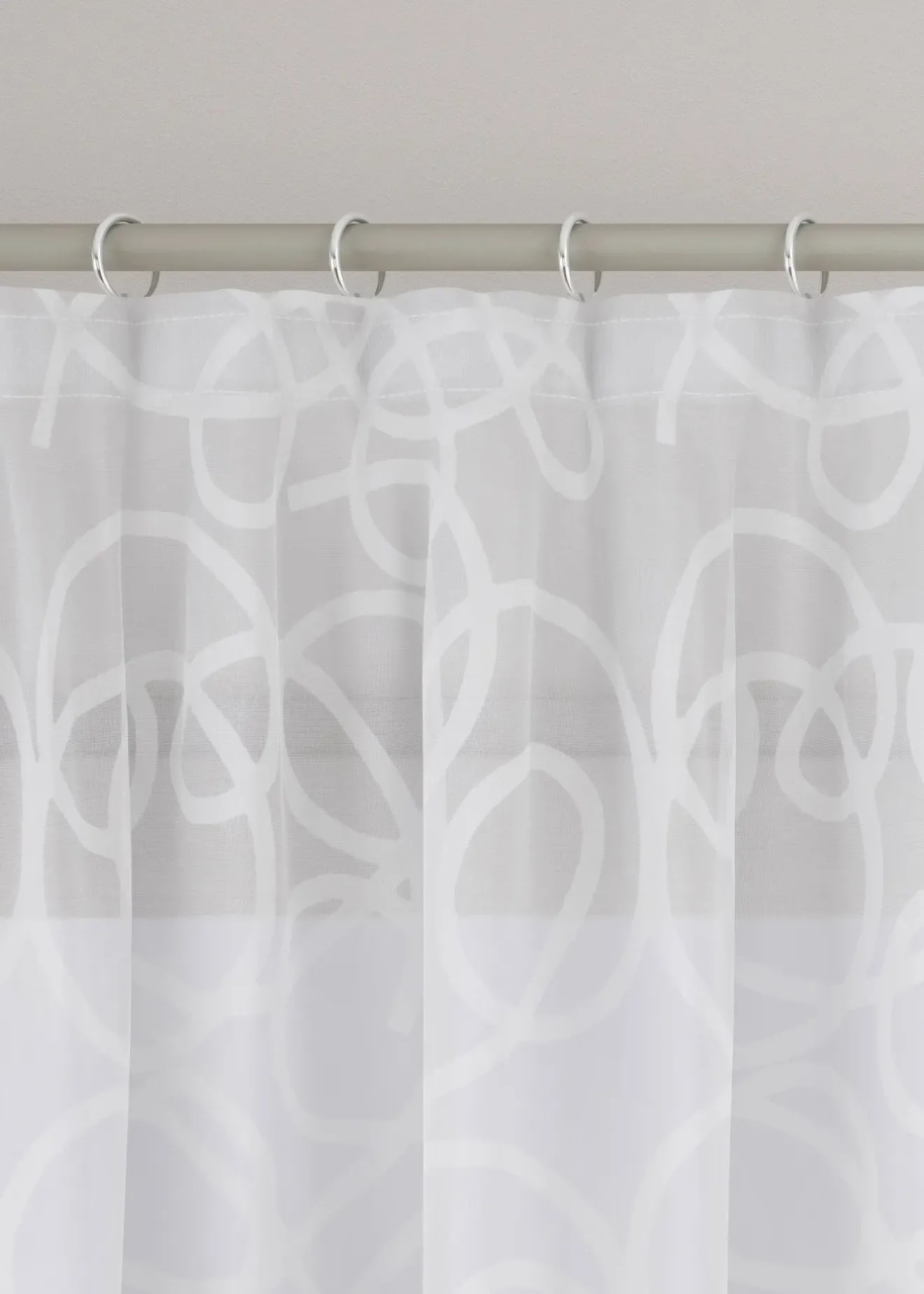 bonprix Voilage imprimé (1 pce)| Salle À Manger·Voilages & Stores Bateaux|Voilages