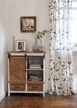 bonprix Voilage imprimé oiseau (1 pce.)| Salon·Rideaux & Voilages|Rideaux Classiques