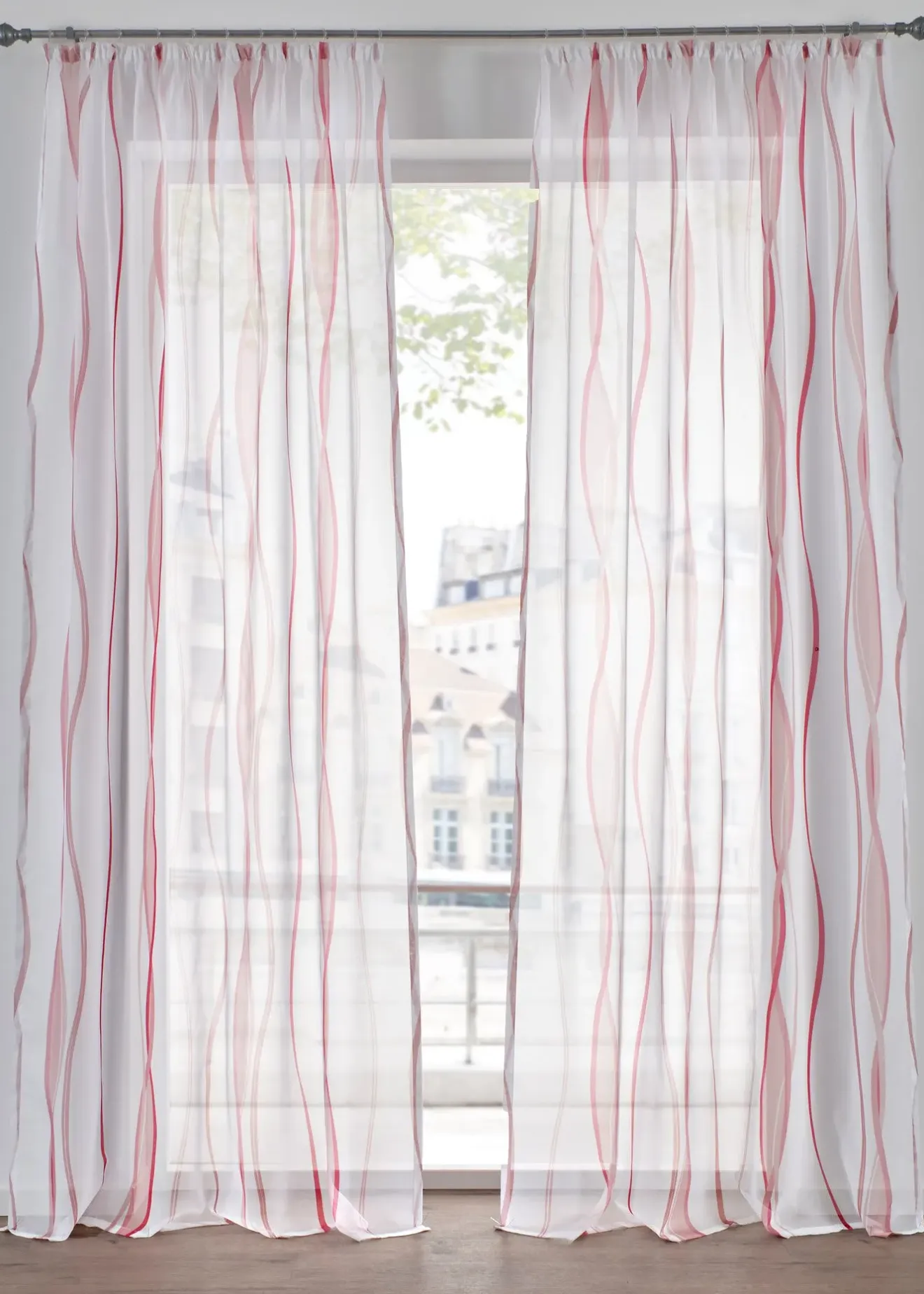 bonprix Voilage imprimé vagues (1 pce)| Voilages