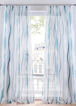 bonprix Voilages|Voilage imprimé vagues (1 pce)