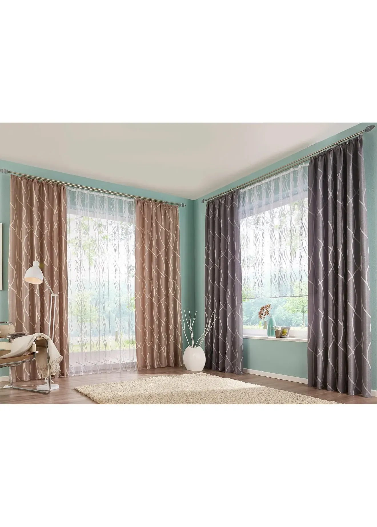 bonprix Voilage jacquard (1 pce)| Stores Voilages