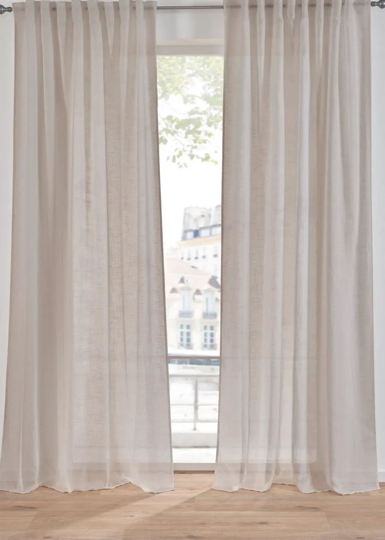 bonprix Voilage texturé (1 pce), aussi en extra long| Salon·Rideaux & Voilages|Rideaux Classiques