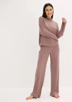 Femme bonprix Homewear|Lingerie Nuit|Vêtement d’intérieur en matière douce et côtelée, oversize