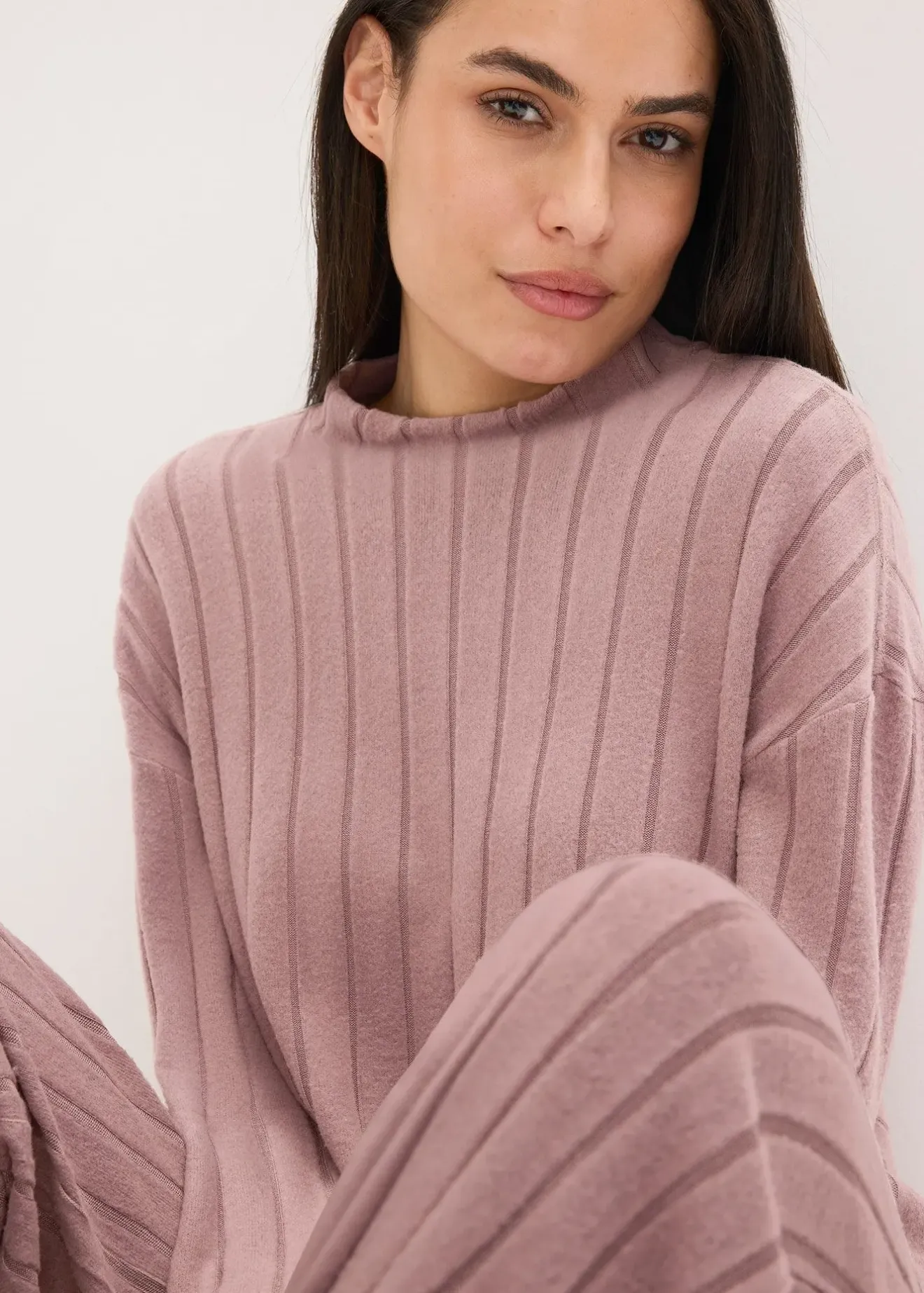 Femme bonprix Homewear|Lingerie Nuit|Vêtement d’intérieur en matière douce et côtelée, oversize